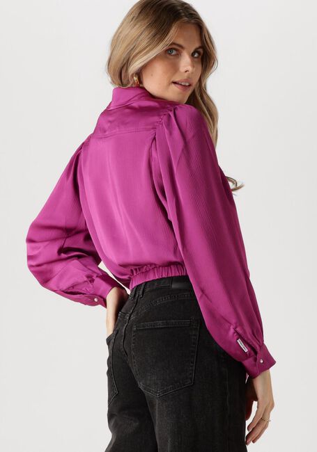 Paarse CATWALK JUNKIE Blouses BUTTON UP BLOUSE WITH LASH - large