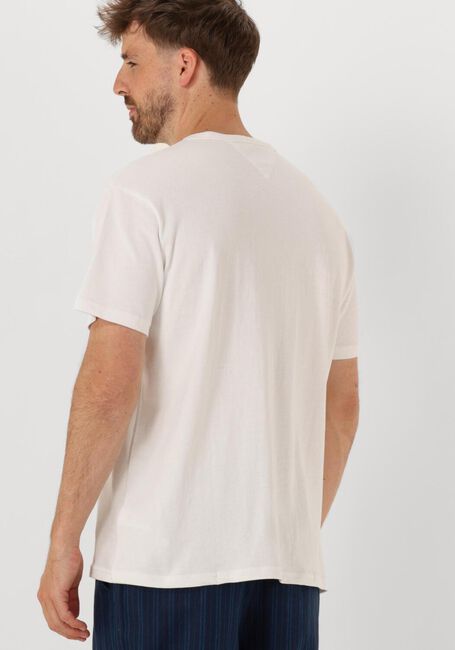 Witte TOMMY JEANS T-shirt TJM RLX LINEAR LOGO TEE - large