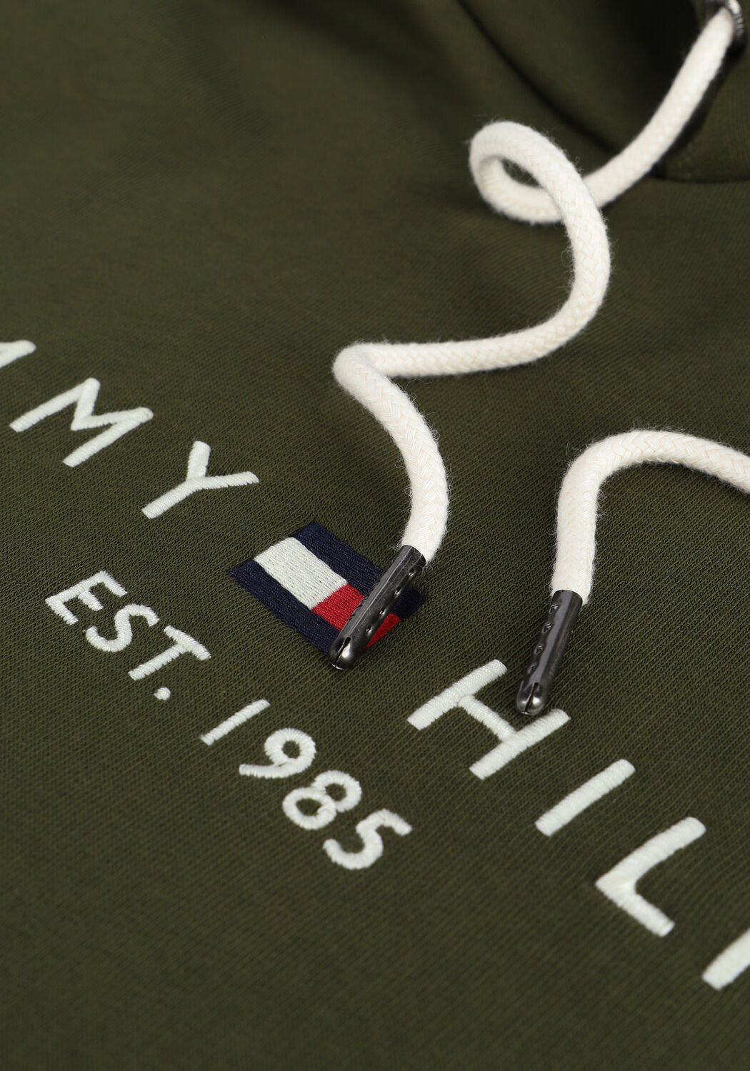 Olijf TOMMY HILFIGER Sweater TOMMY LOGO HOODY - large