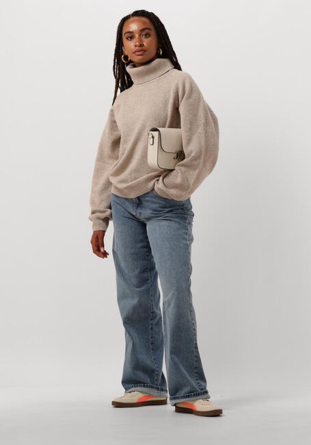 Beige GESTUZ Coltrui MANZIGZ WOOL ROLLNECK - large