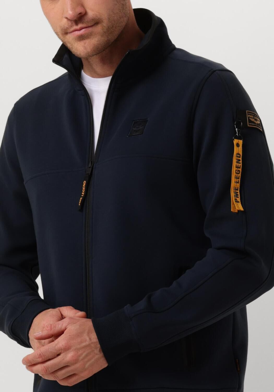 PME LEGEND Heren Jassen Zip Jacket Interlock Blauw