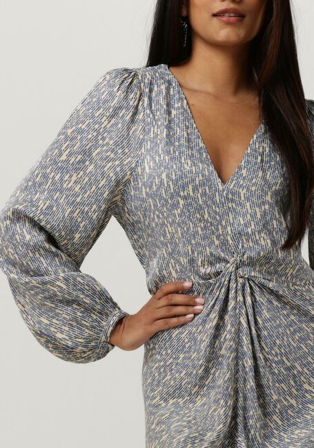 Blauwe SECOND FEMALE Maxi jurk RATTAN DRESS - large