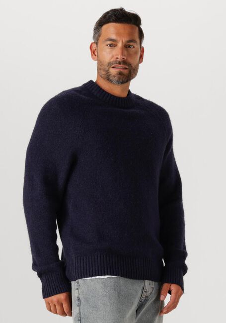 Donkerblauwe LES DEUX Trui GILBERT CREWNECK KNIT - large