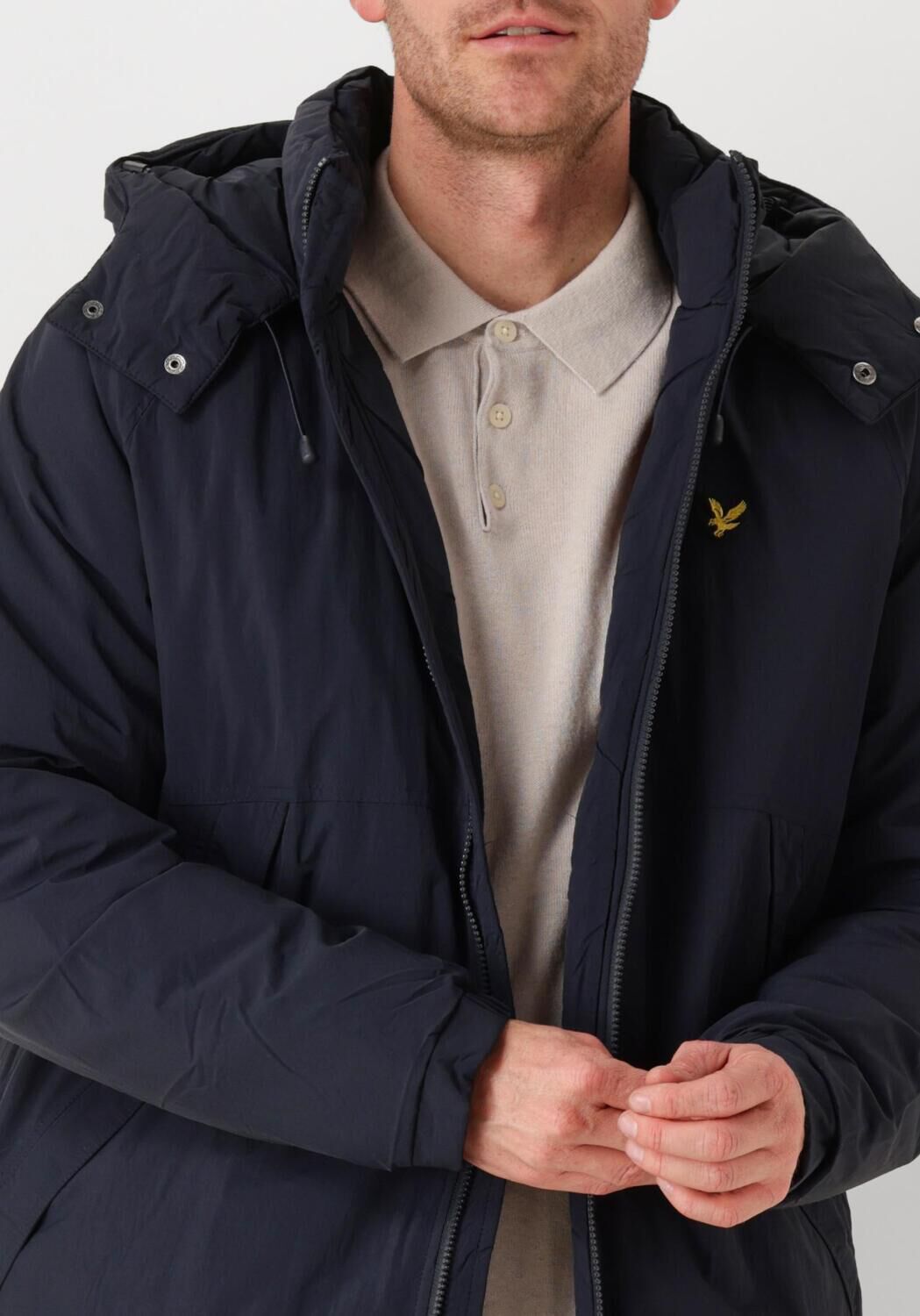 LYLE & SCOTT Heren Jassen Padded Puffer Jacket Donkerblauw