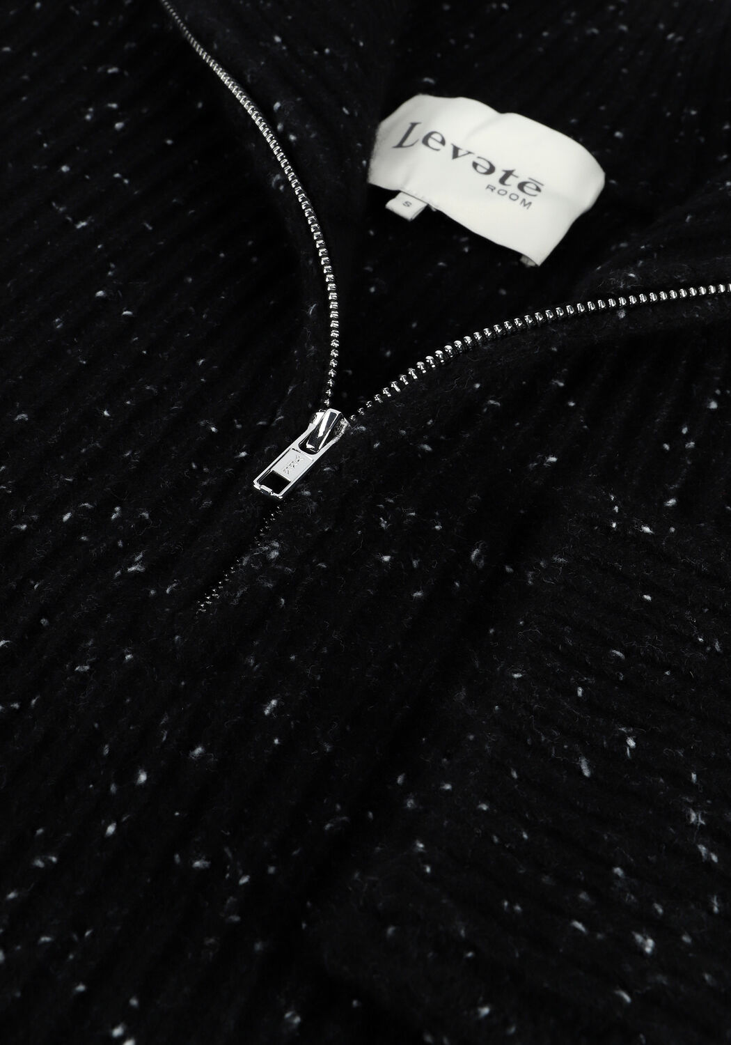 Zwarte LEVETE ROOM Mini jurk OLEEN 1 - large