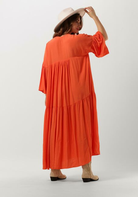 Oranje SECOND FEMALE Maxi jurk EMUANUELLE SLIM DRESS - large