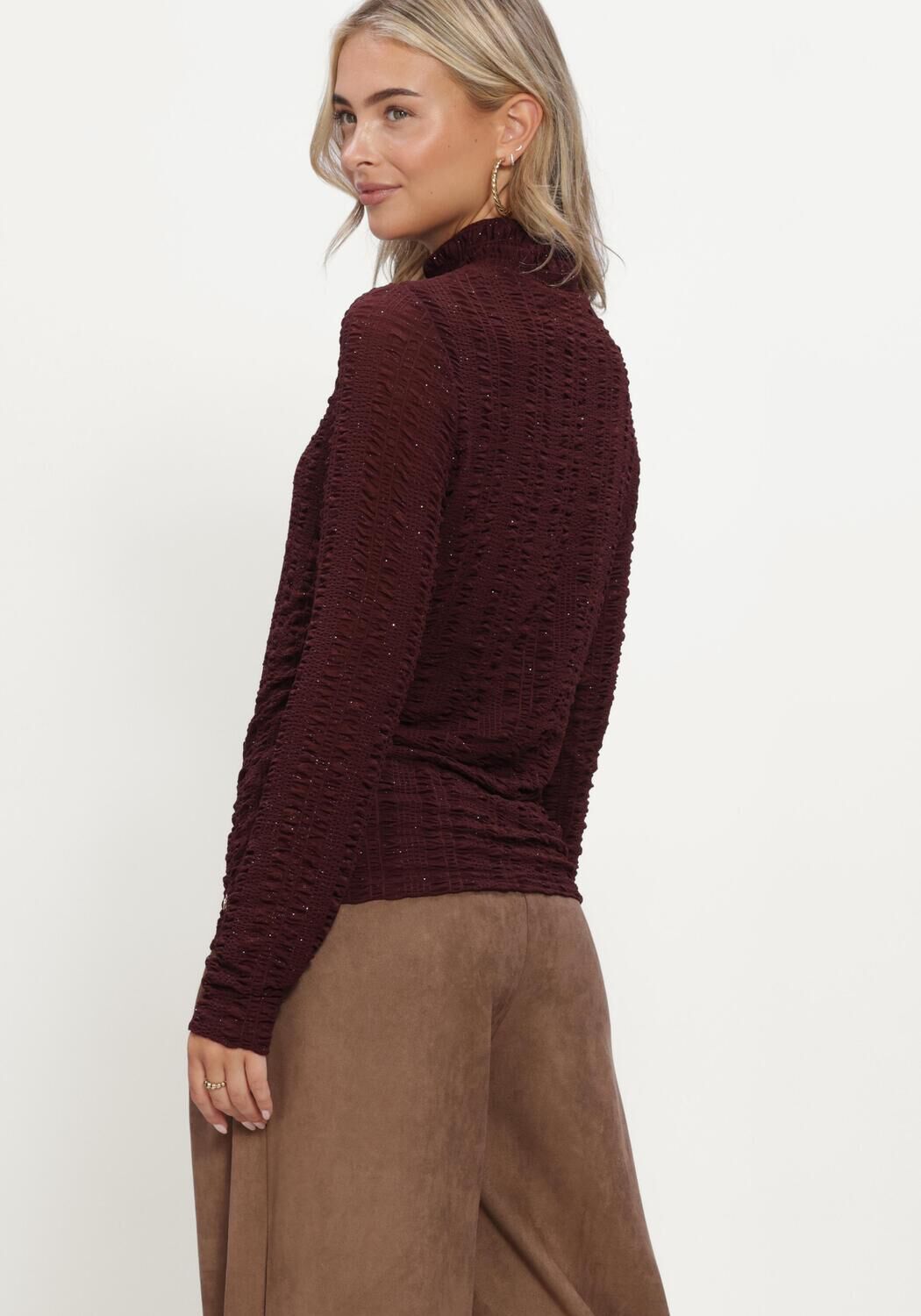 Bordeaux NUKUS Top GOLDIE TOP - large