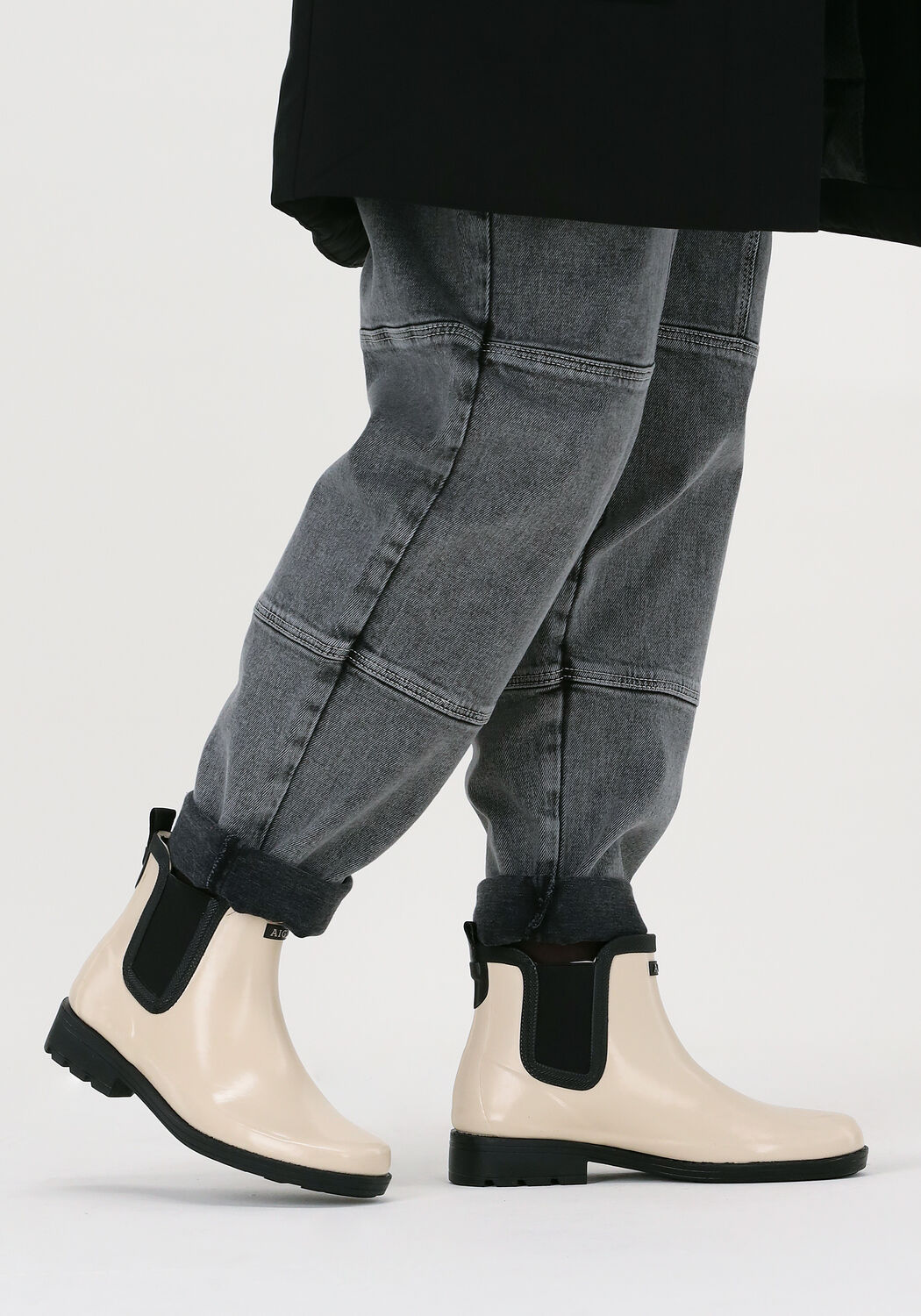 Beige AIGLE Regenlaarzen CARVILLE - large