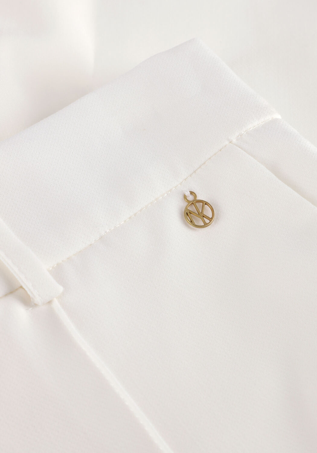 Gebroken wit NUKUS Wijde broek JILL PANTS - large