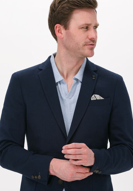 Donkerblauwe VANGUARD Colberts BLAZER HONEYCOMB CHECK TRACKFIELD - large