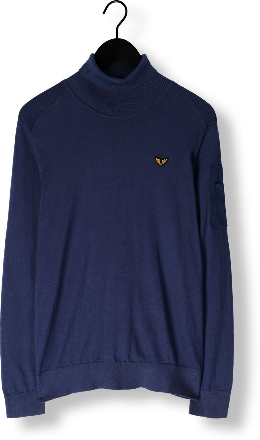 PME LEGEND Heren Truien & Vesten Turtleneck Cotton Knit Donkerblauw