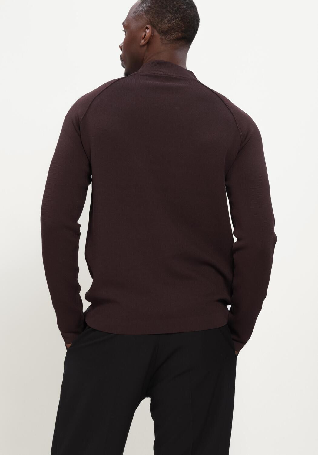 Bordeaux GENTI Trui TURTLE LS - large