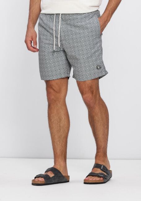 Groene SHIWI Zwembroeken MIKE SWIM SHORTS 7 INCH GEO SQUARE - large