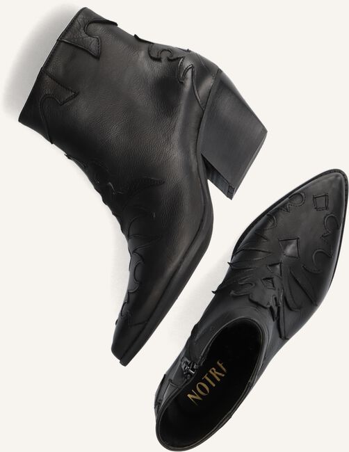 Zwarte NOTRE-V Enkellaarsjes AR196 Zwarte NOTRE-V Enkellaarsjes AR196 - large