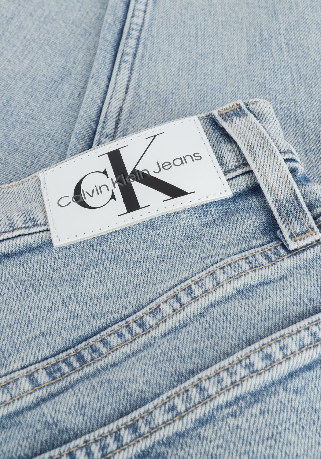 Lichtblauwe CALVIN KLEIN Mom jeans MOM JEAN - large