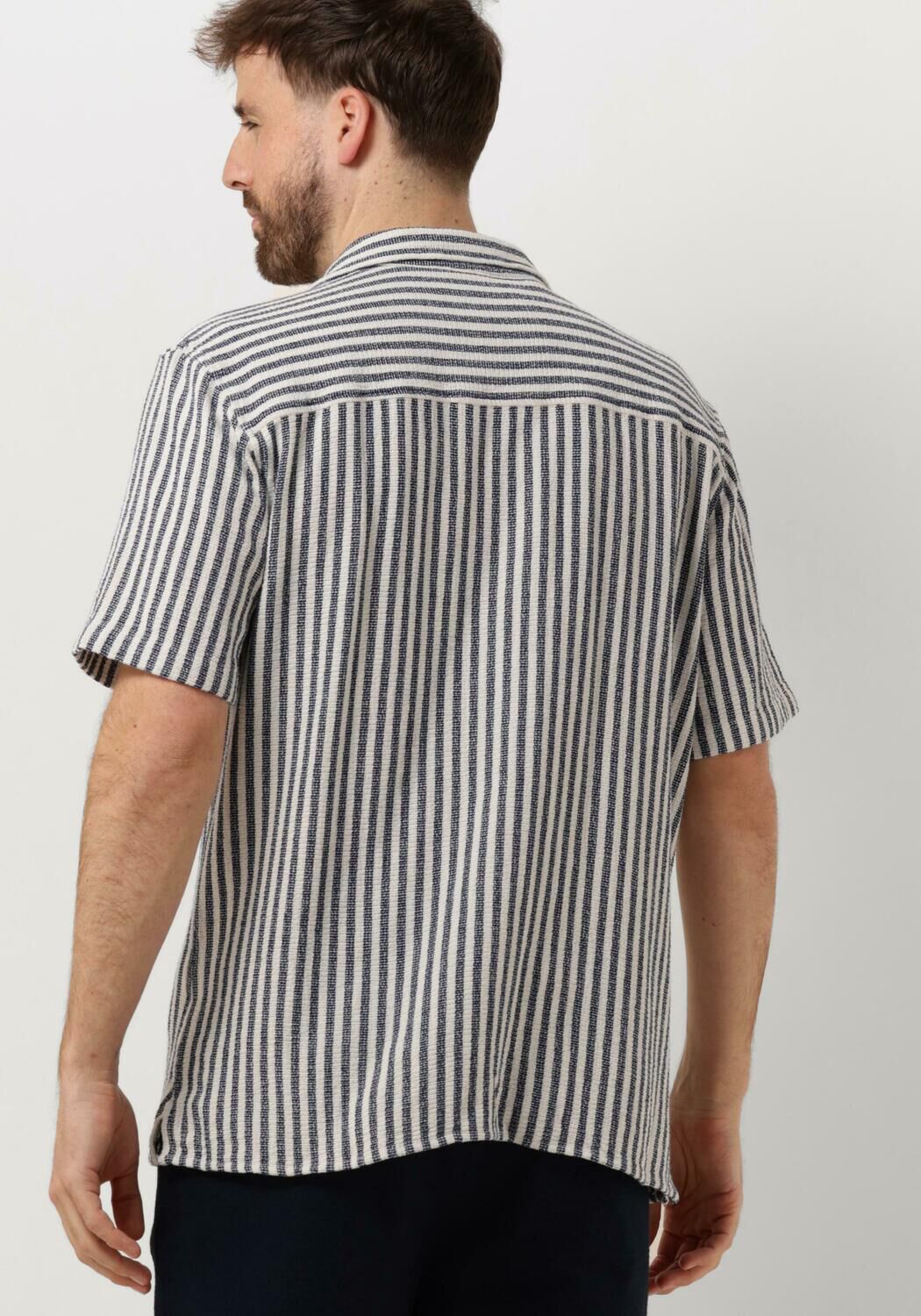 SELECTED HOMME Heren Overhemden Slhrelax-sal Shirt Resort Donkerblauw