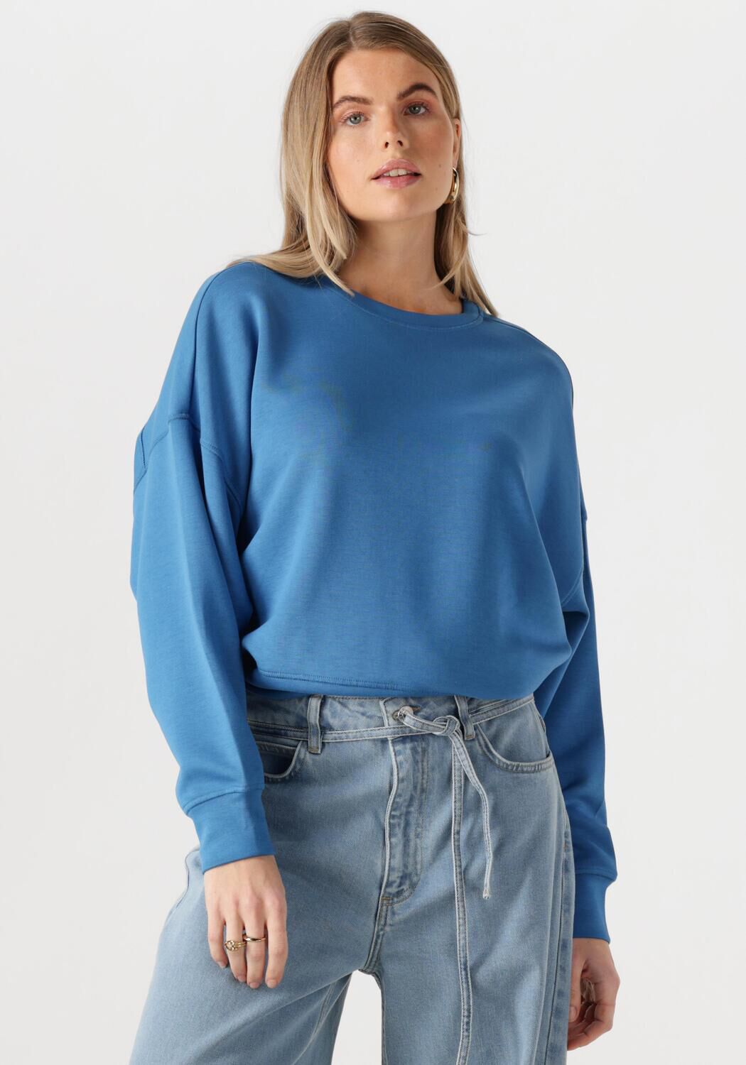 MSCH COPENHAGEN Dames Truien & Vesten Mschdalvina Ima Q Sweatshirt Blauw
