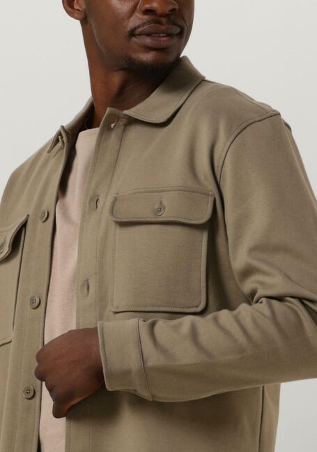 Olijf SELECTED HOMME Overshirt SLHFENLEY LS JERSEY OVERSHIRT - large