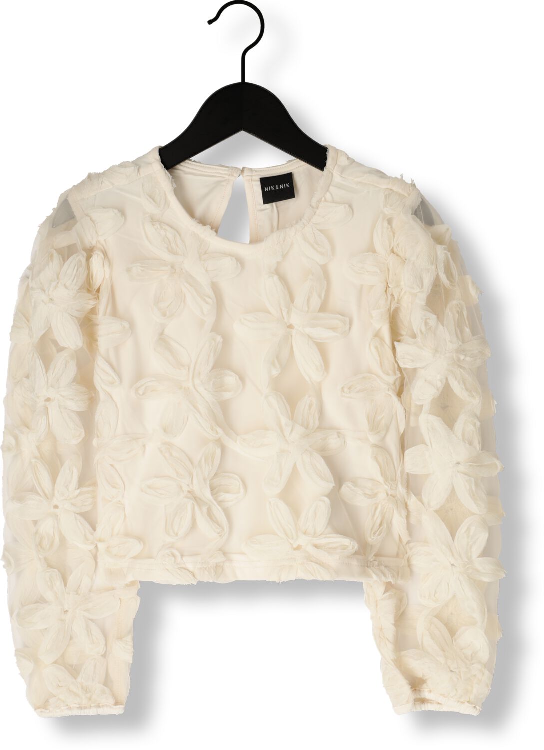 NIK & NIK Meisjes Blouses Dakota Top Gebroken Wit