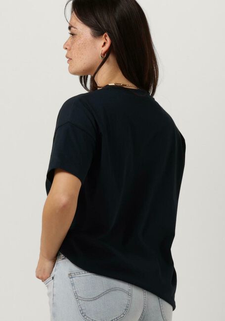 Donkerblauwe LYLE & SCOTT T-shirt OVERSIZED T-SHIRT - large