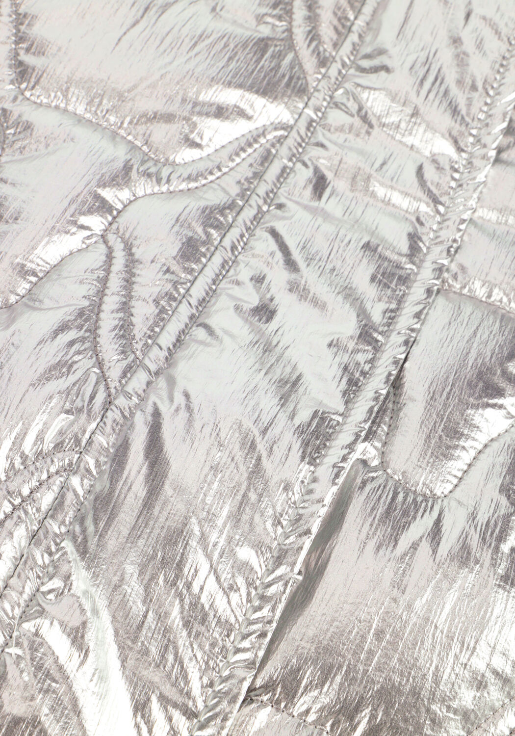 Zilveren ALIX THE LABEL Jack OVERSIZED SILVER BOMBER - large