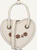 Beige RYLEE + CRU Schoudertas HEART PURSE NATURAL Beige RYLEE + CRU Schoudertas HEART PURSE NATURAL - medium