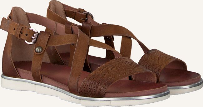 Cognac OMODA Platte sandalen 740021 Cognac OMODA Platte sandalen 740021 - large