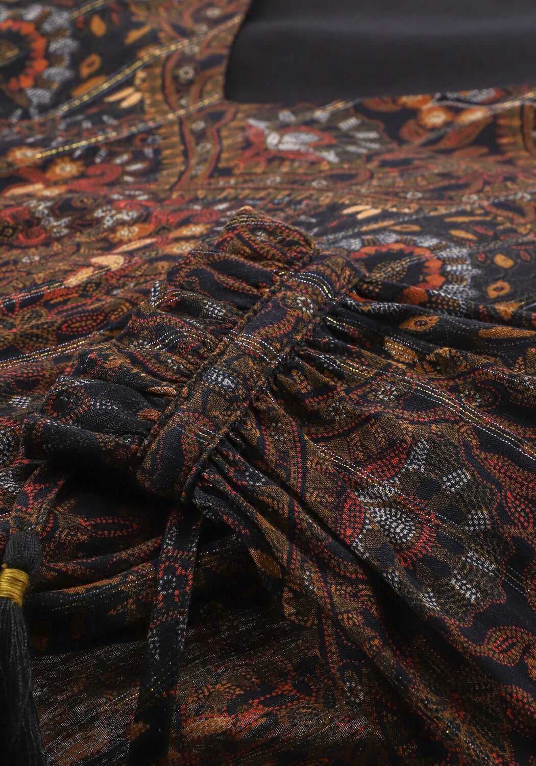 Bruine MKT STUDIO Midi jurk RAKELA - large