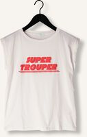 Witte BY-BAR T-shirt THELMA SUPER TROOPER FLOCK TOP Witte BY-BAR T-shirt THELMA SUPER TROOPER FLOCK TOP - medium