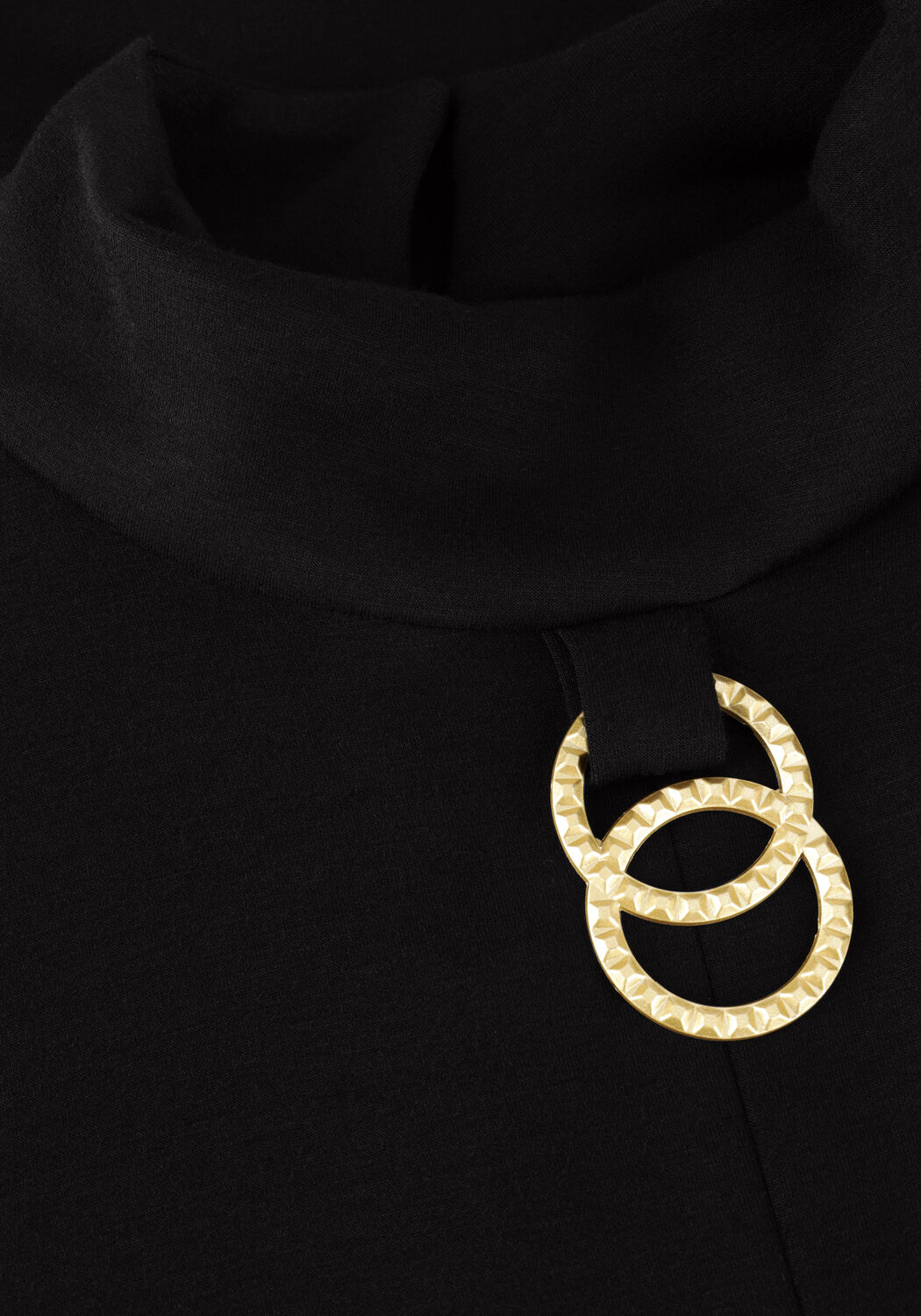 Zwarte ANA ALCAZAR Tops & T-shirts LONGTOP - large