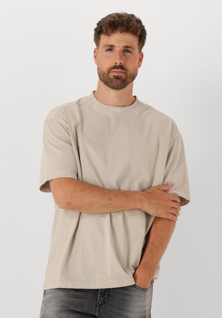 Beige BOSS ORANGE T-shirt TE_DYE_ 10262477 01 - large