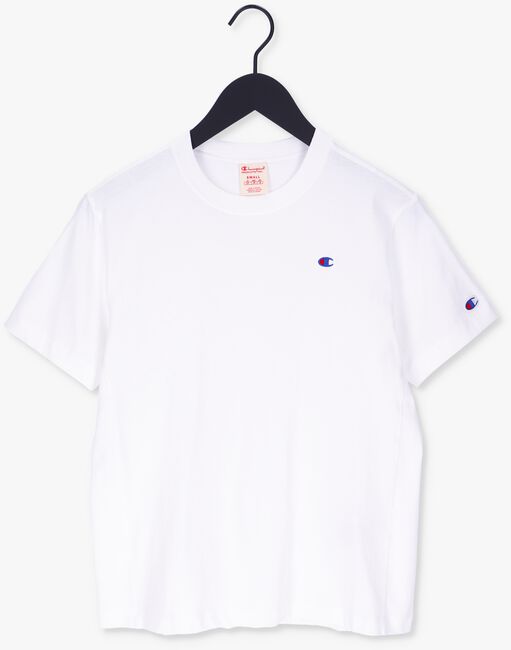 Witte CHAMPION T-shirt CREWNECK T-SHIRT 115109 - large