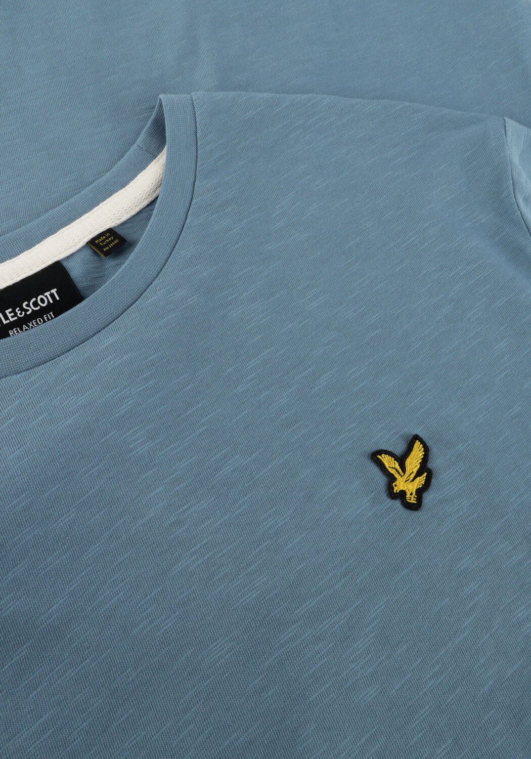 Blauwe LYLE & SCOTT T-shirt SLUB T-SHIRT - large