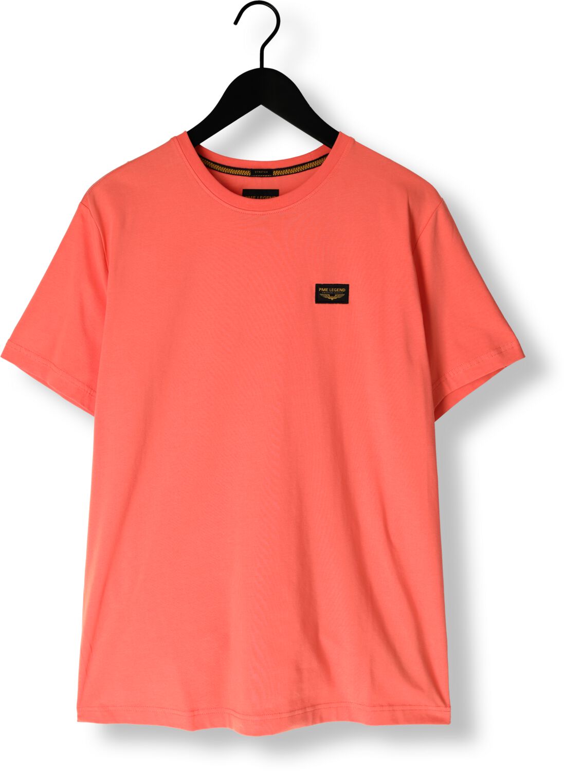 PME LEGEND Heren Polo's & T-shirts Short Sleeve R-neck Guyver Tee Koraal