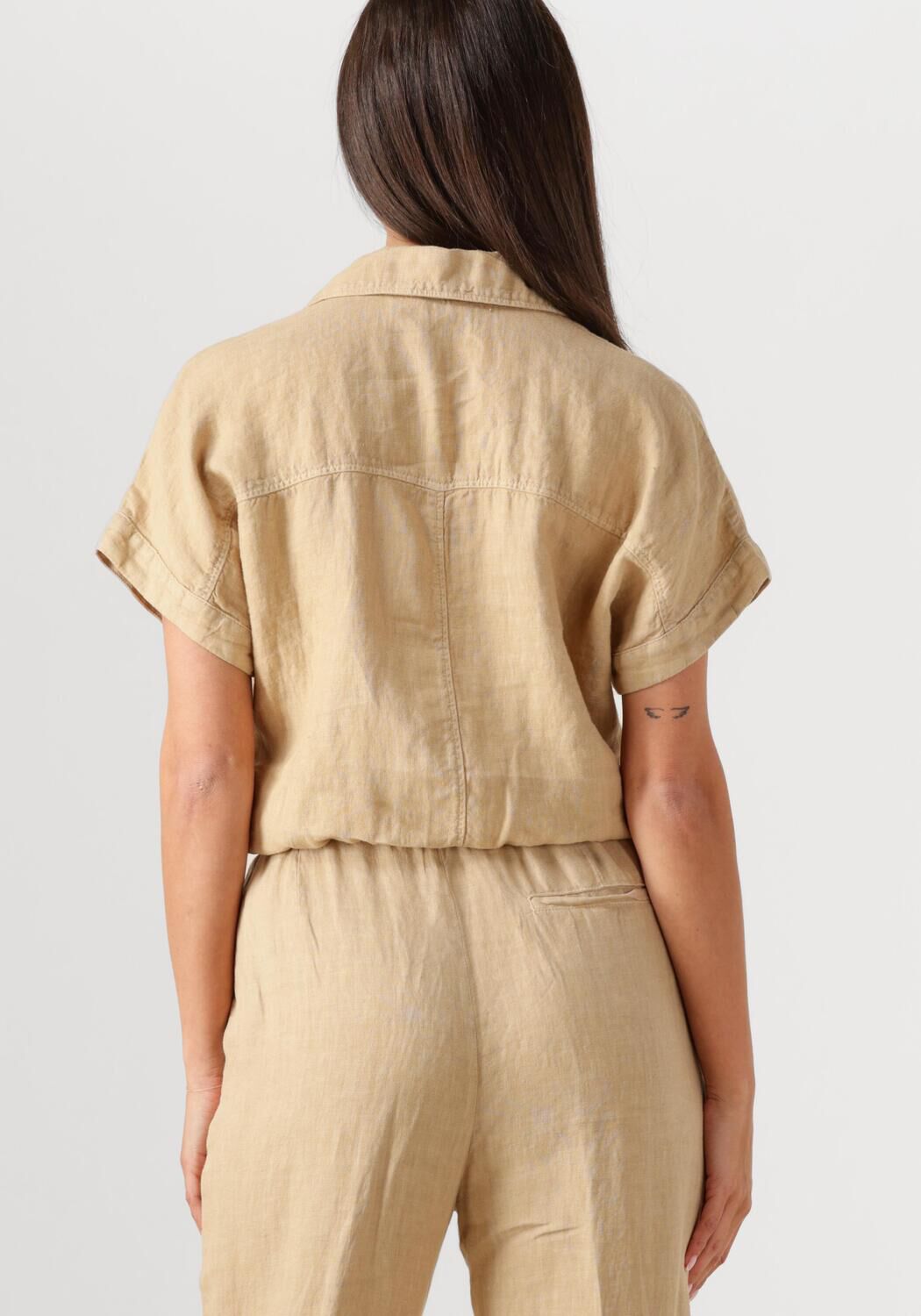 PENN & INK Dames Blouses Blouse Zand