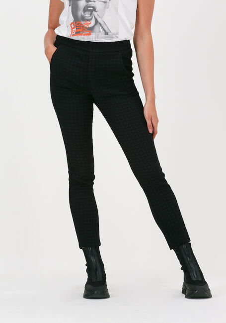 Zwarte ALIX THE LABEL Pantalon HOUNDSTOOTH PANTS - large