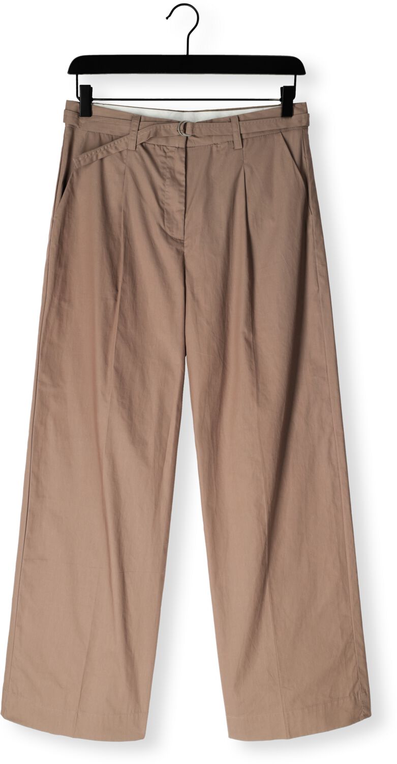 NEO NOIR Dames Broeken Malba Poplin Pants Bruin