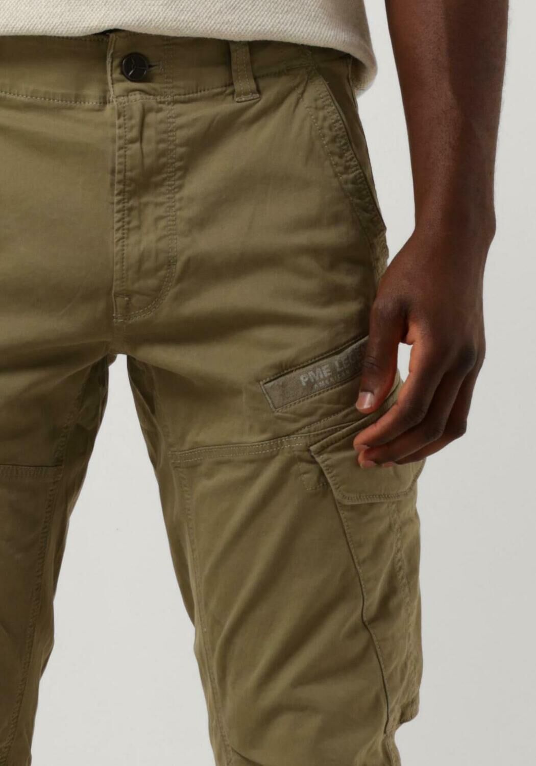 PME LEGEND Heren Broeken Nordrop Cargo Stretch Twill Groen