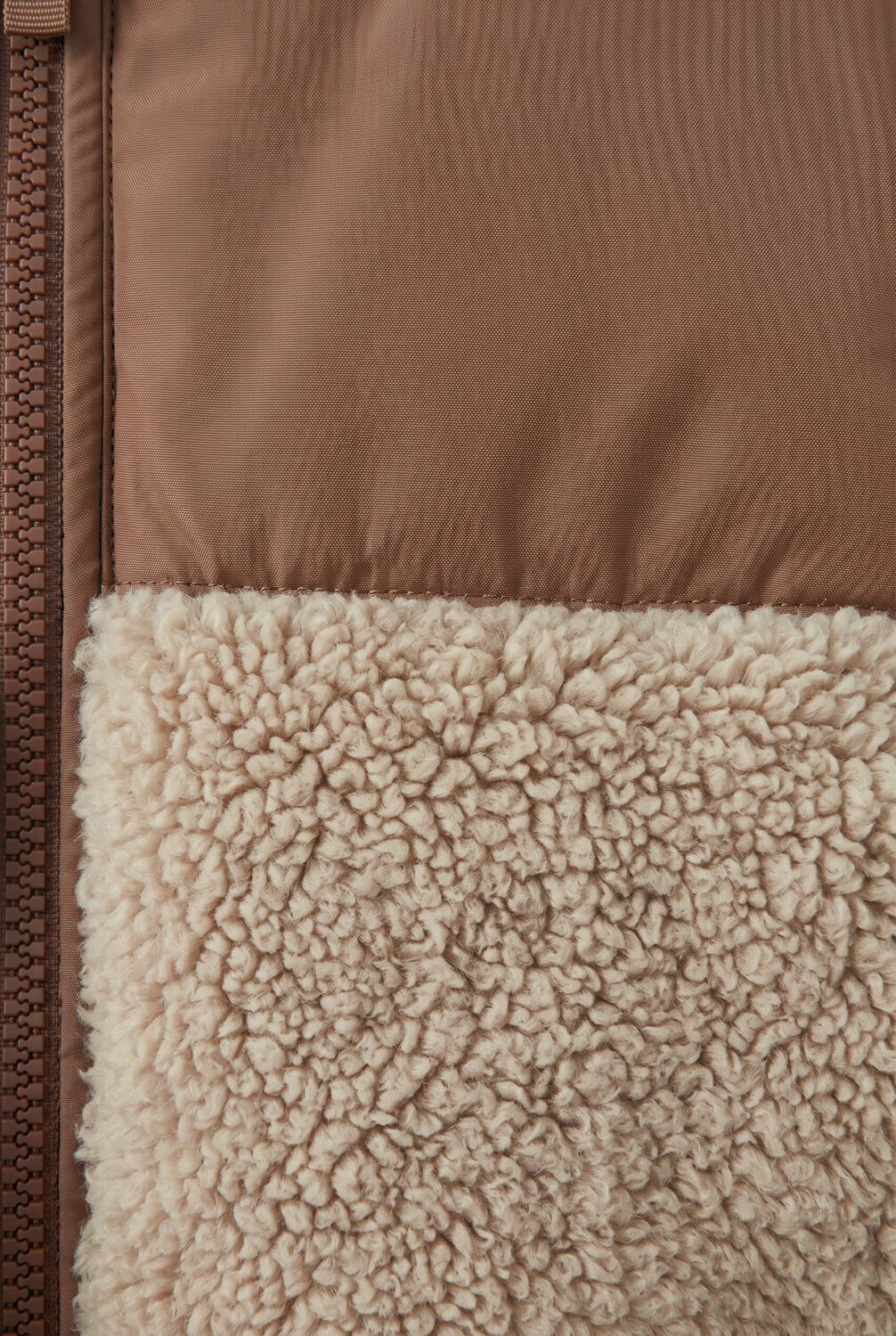 YOUR WISHES Jongens Jassen Teddy Puffer Coat Bruin