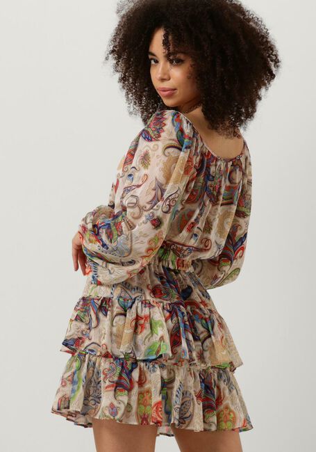 Multi ACCESS Mini jurk MINI PAISLEY DRESS WITH RUFFLES - large