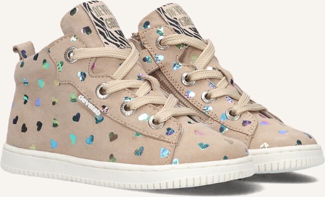 Beige DEVELAB Hoge sneaker 44324 Beige DEVELAB Hoge sneaker 44324 - large