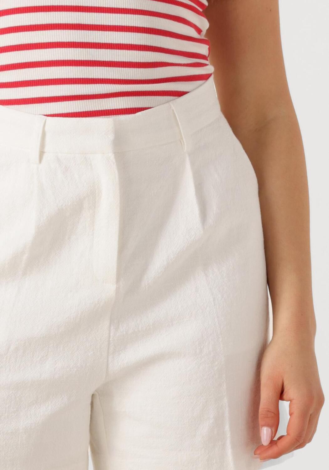 NEO NOIR Dames Broeken Sega Ramie Shorts Wit
