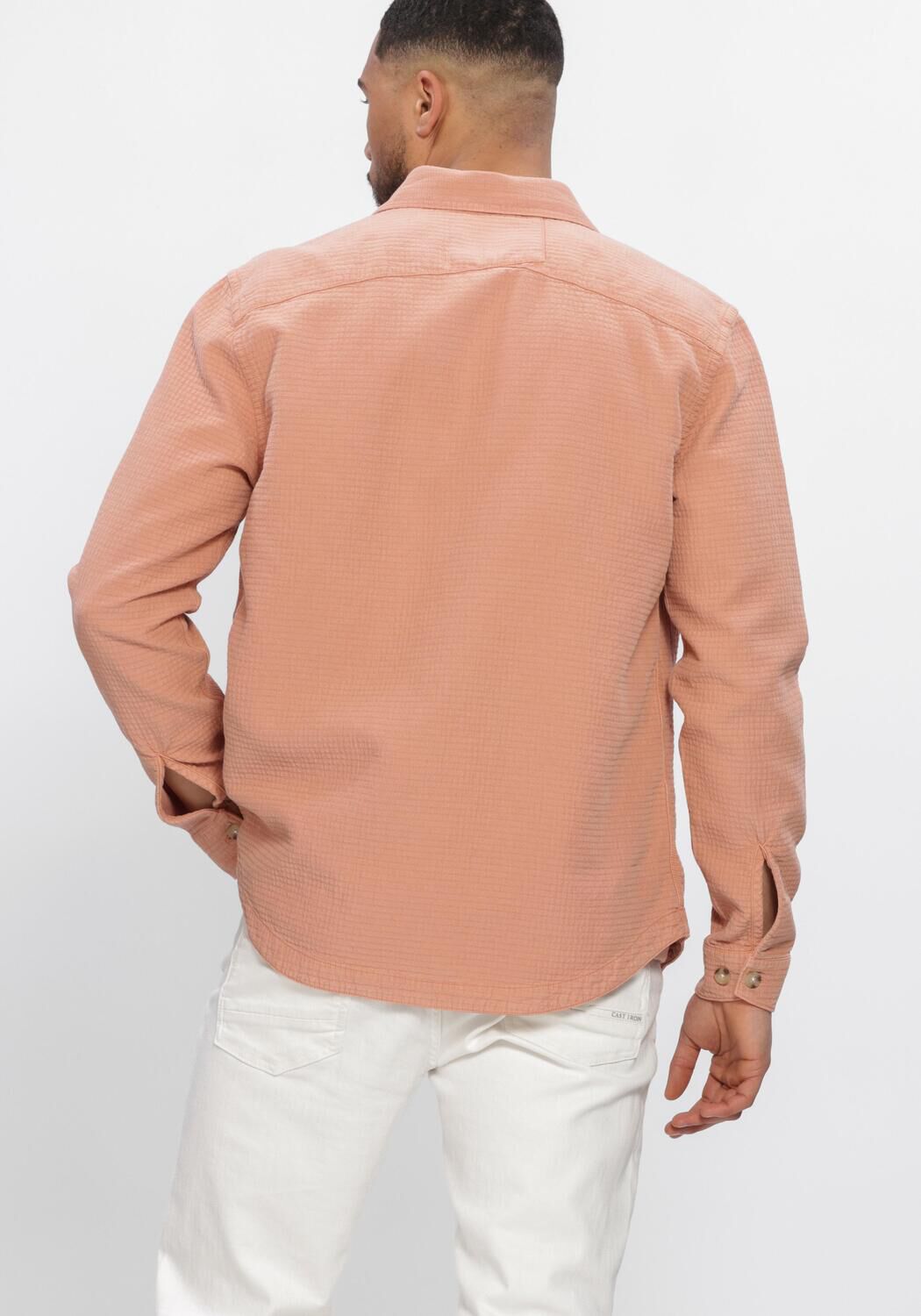 Roze CAST IRON Overshirts BLOCK STRUCTURE GD - large