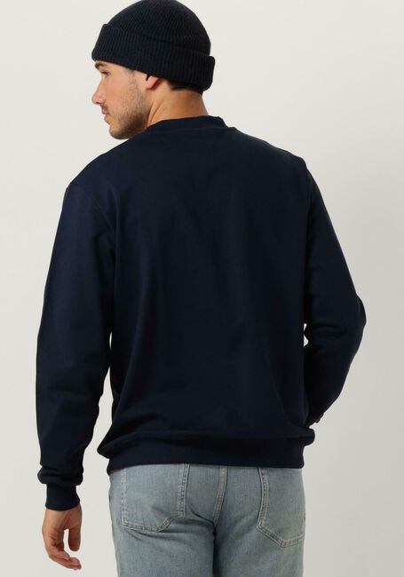 Donkerblauwe WOODBIRD Sweater WBJACS CIRCEL CREW - large