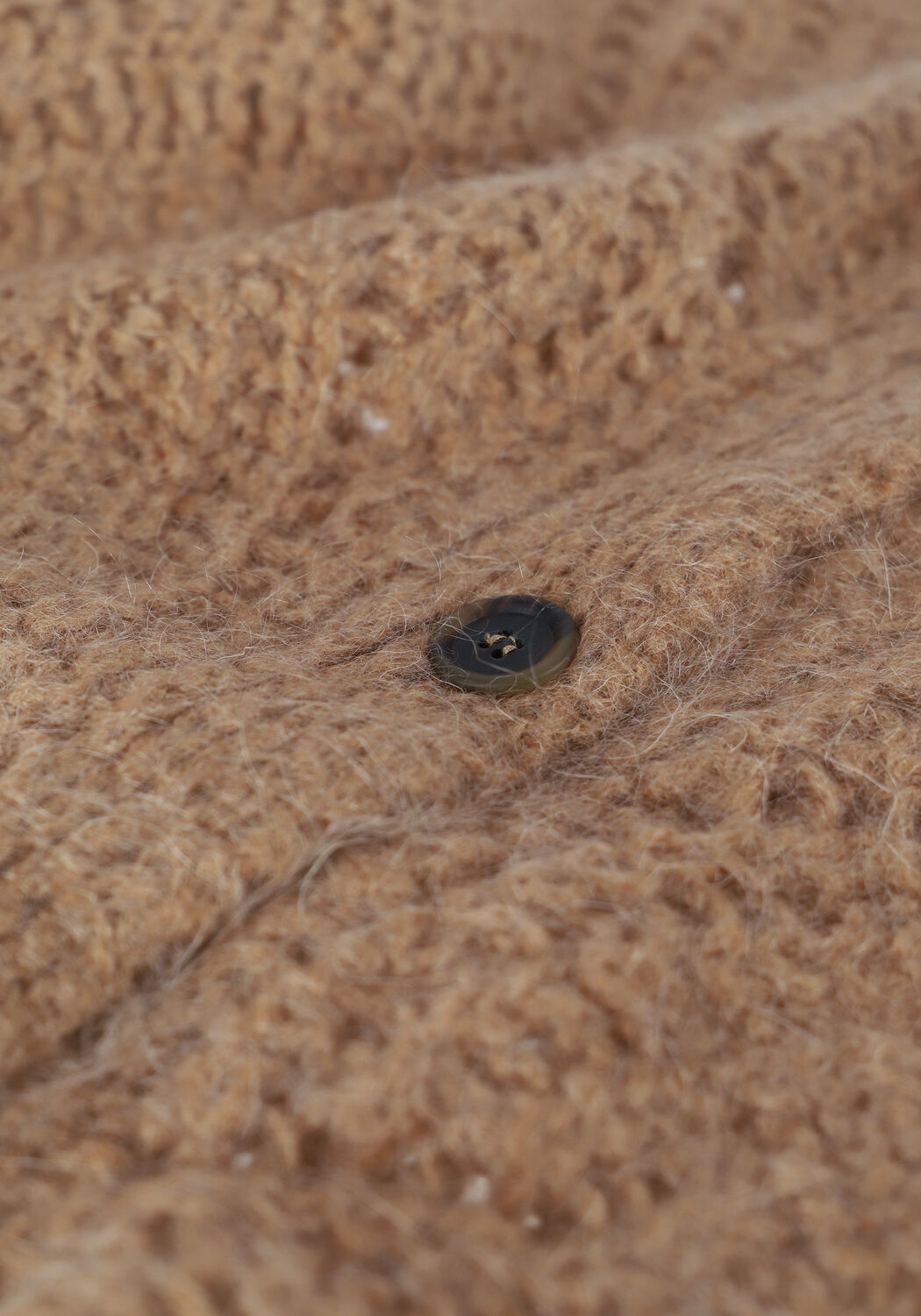 Camel BY-BAR Vest JULIE CARDIGAN - large