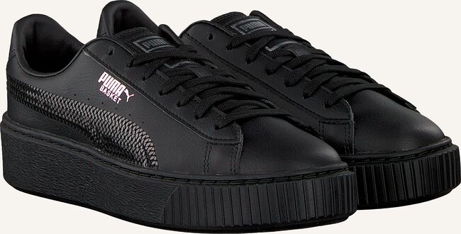 Zwarte PUMA Sneakers BASKET PLATFORM BLING JR Zwarte PUMA Sneakers BASKET PLATFORM BLING JR - large