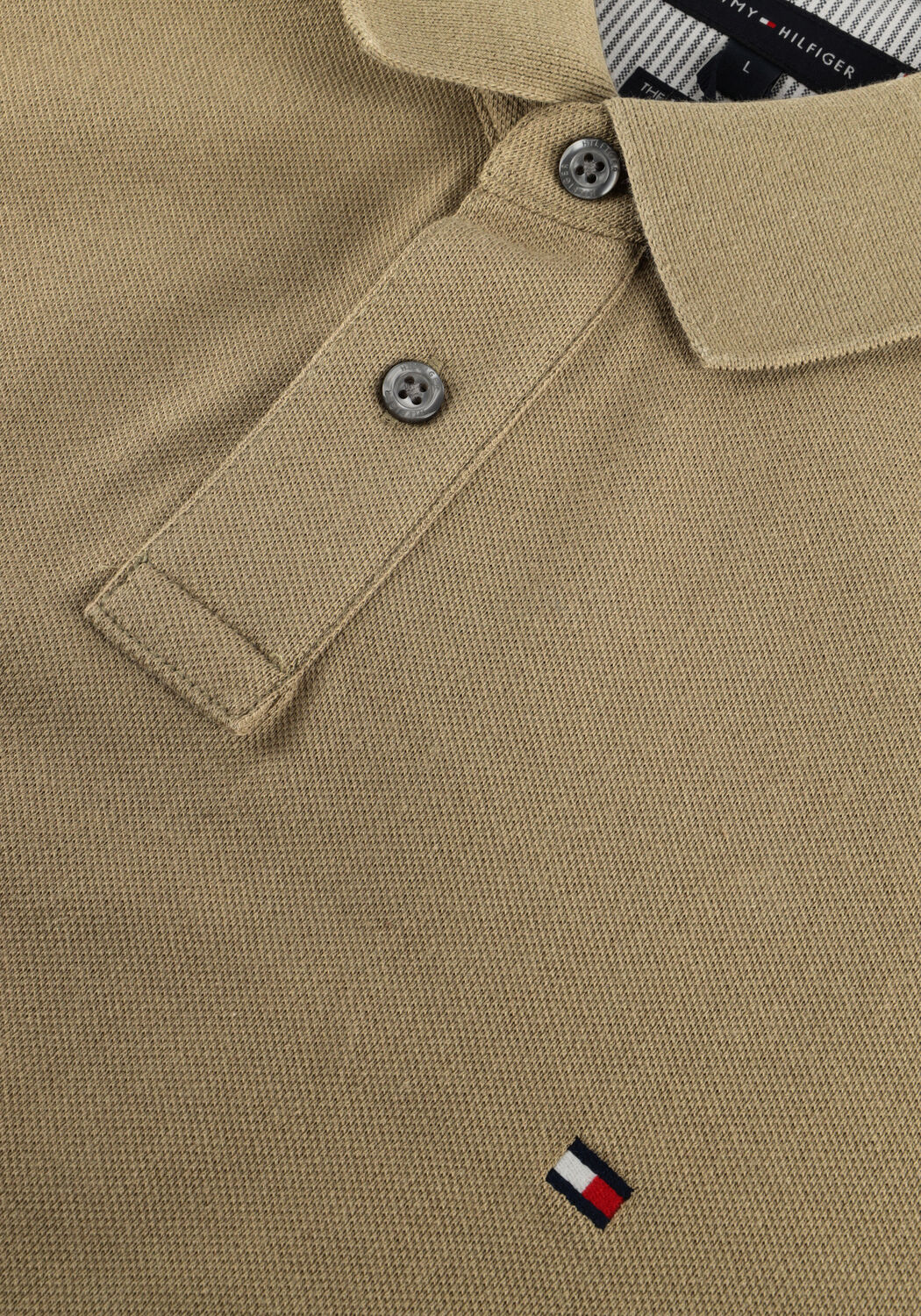 Khaki TOMMY HILFIGER Polo 1985 REGULAR POLO - large