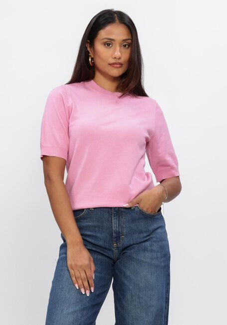 Roze Y.A.S. Trui YASLENA SS KNIT PULLOVER - large