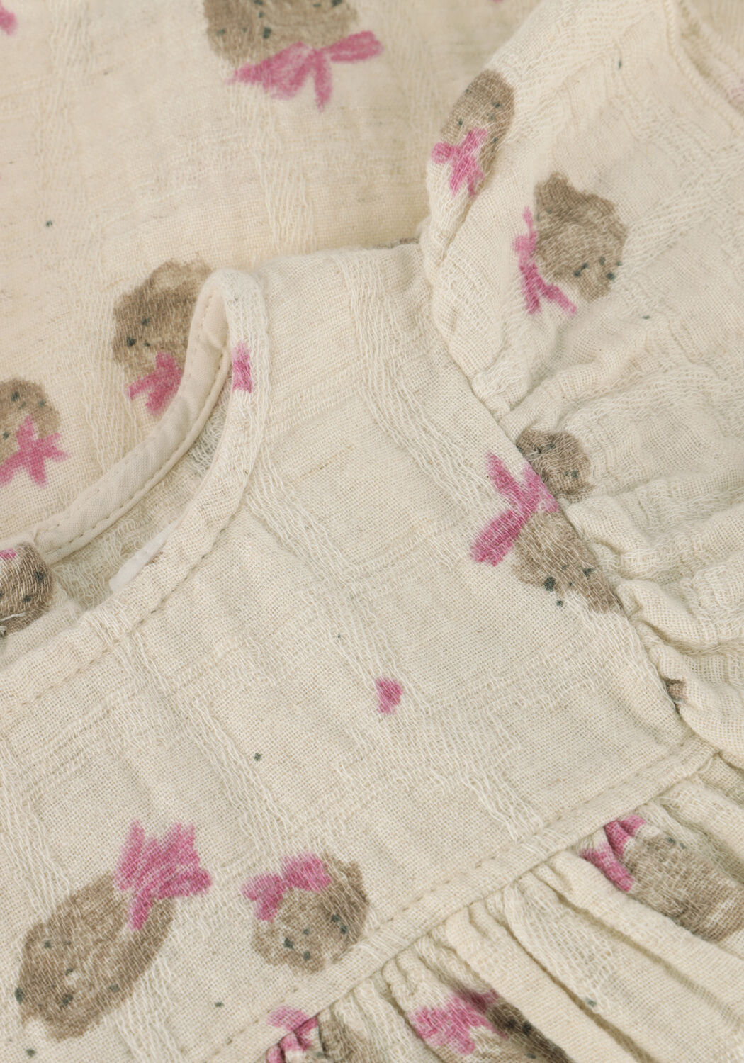 Gebroken wit PLAY UP Jurken PRINTED WOVEN DRESS - large