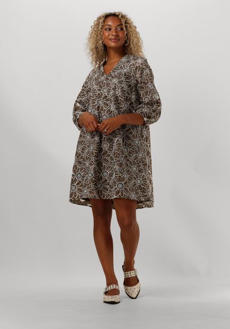 Groene Y.A.S. Mini jurk YASVIBRANT 3/4 DRESS - large